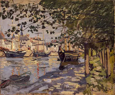 The Seine at Rouen Claude Monet
